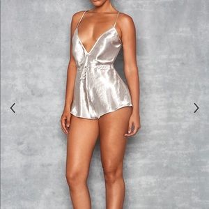 Satin Romper